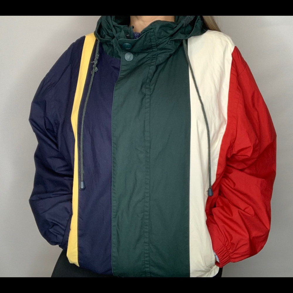 SOlD* 90s Vintage Nautica Color Block Jacket